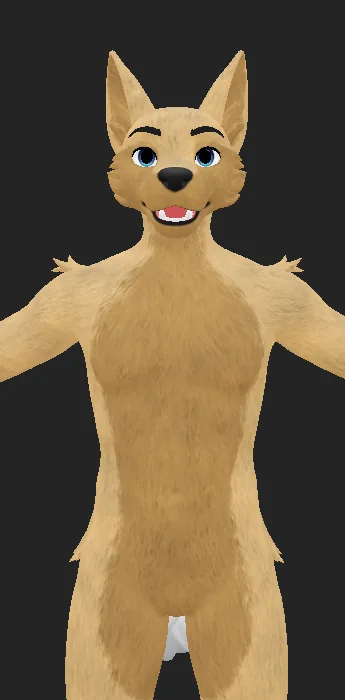 Cooper the Pup finished avatar front showcase