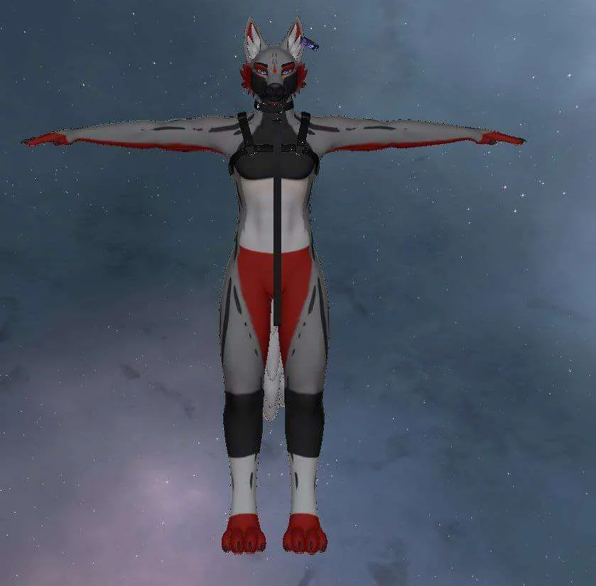 Dakota avatar front T-pose