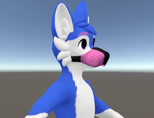 Marshmello Mini Canine shown from the side