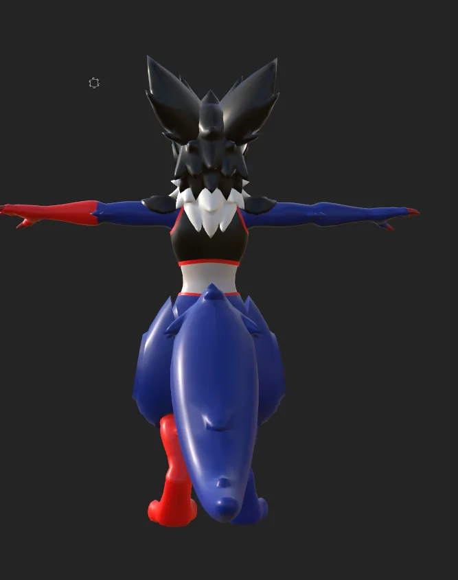 Protofloof rear render from Substance